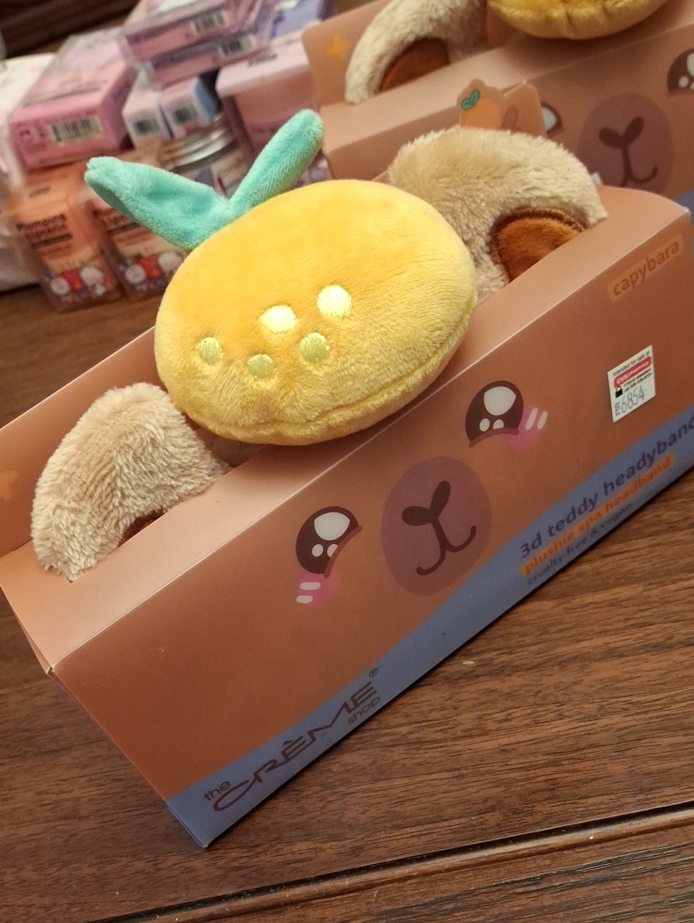 The Creme Shop Capybara 3D Teddy Headband Plush New